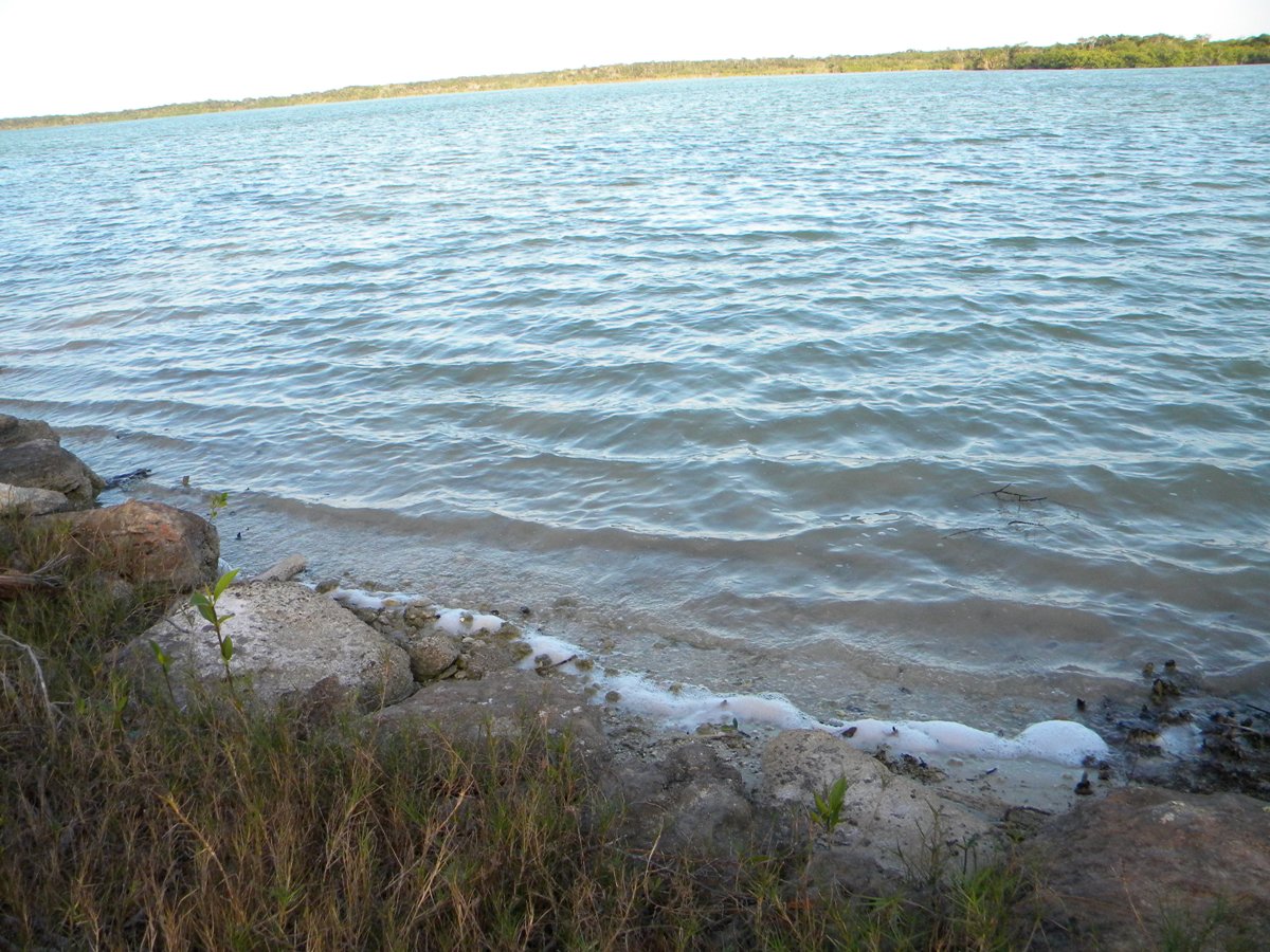 The lagoon two lots away