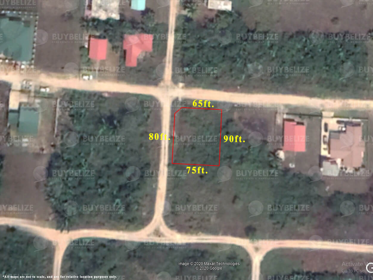 Large corner lot for sale in Belmopan City Belize