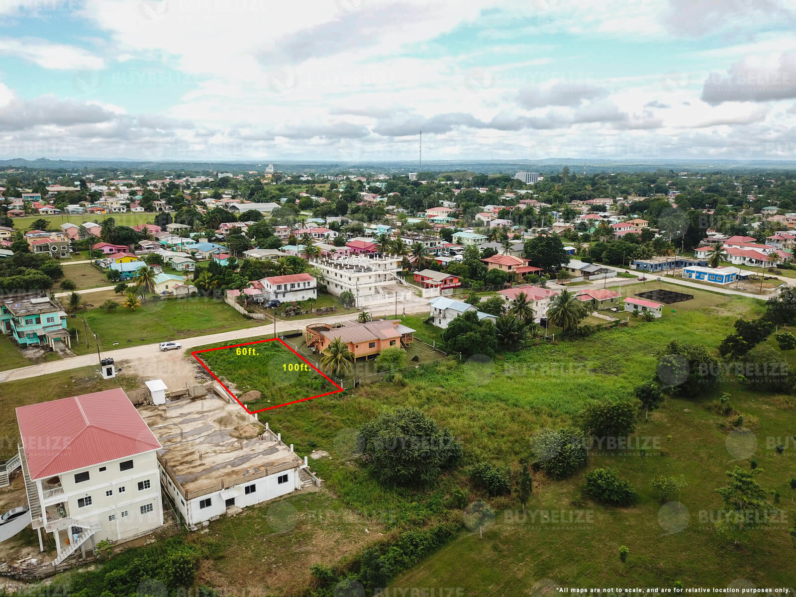 Large residential lot for sale in Belmopan City Belize
