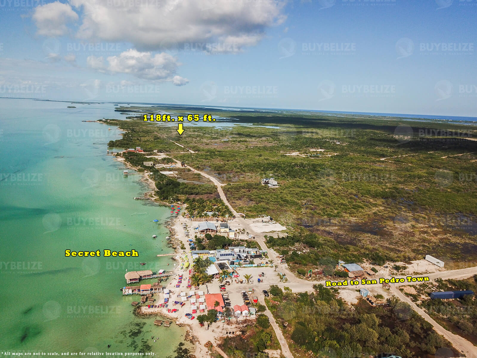Large Lot for Sale in Secret Beach Area, Ambergris Caye, Belize
