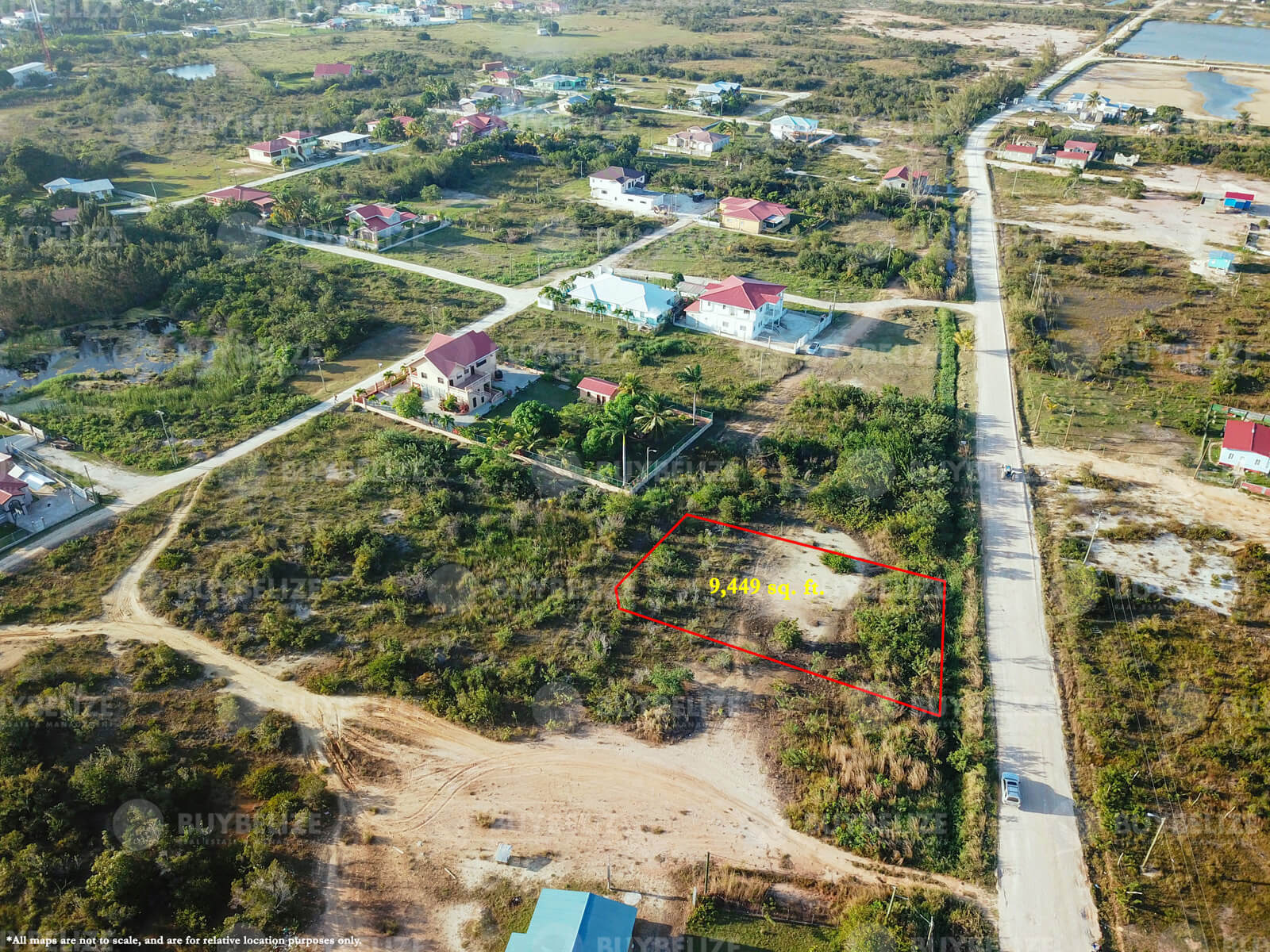Large Corner Land for Sale in Ladyville Belize