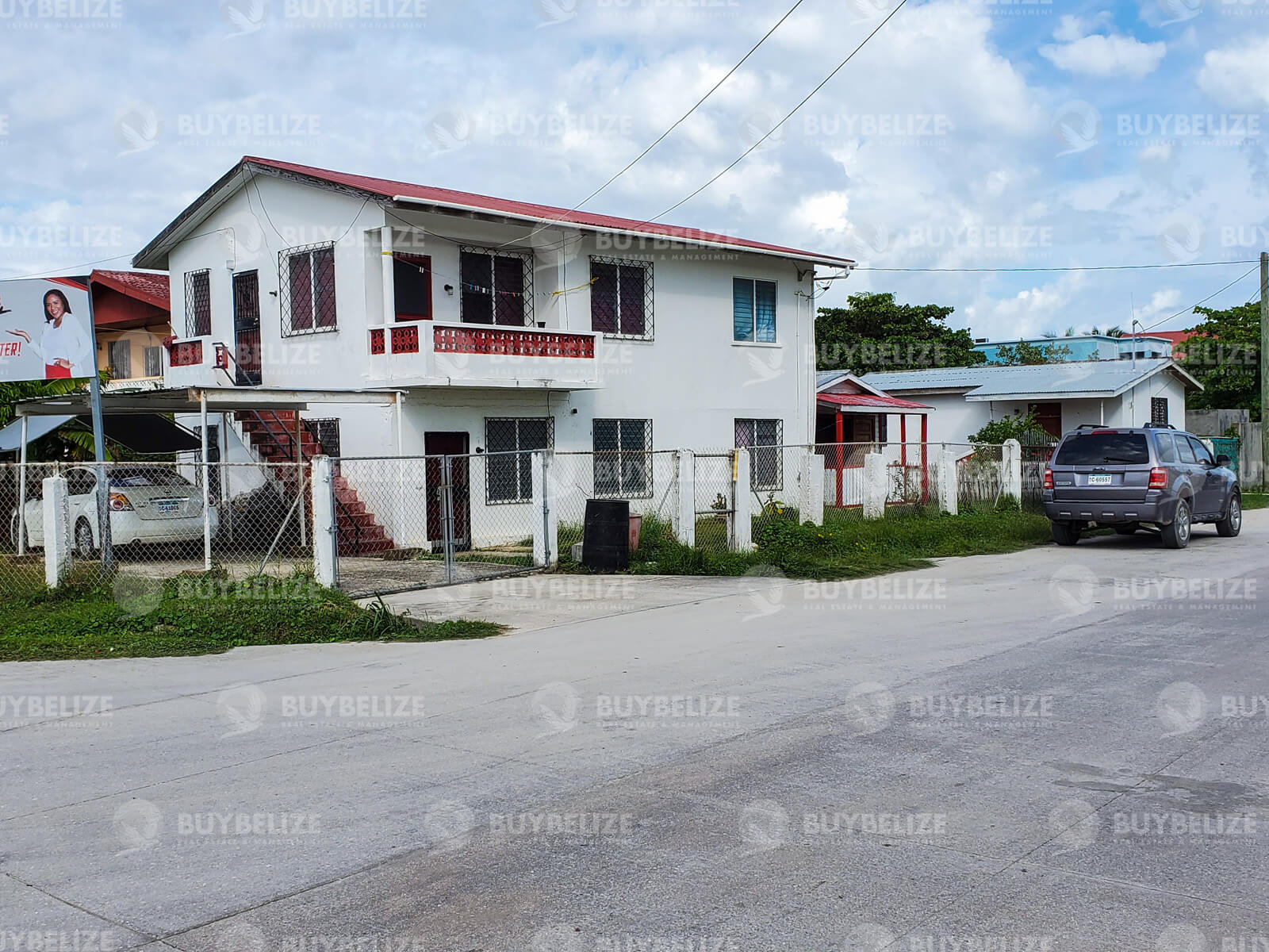 3 Bed 1 Bath ground residence for rent in Buttonwood Bay, Belize.