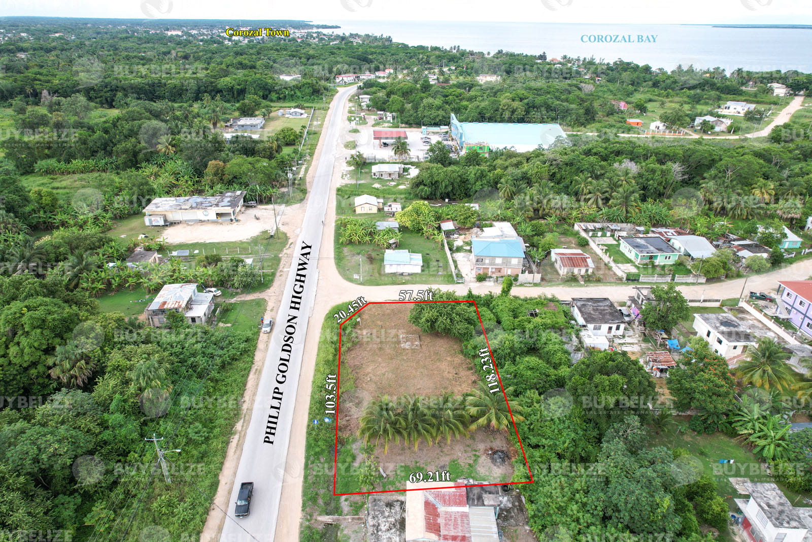 Highway Property located in Ranchito Village, Corozal PRICE REDUCED!!!