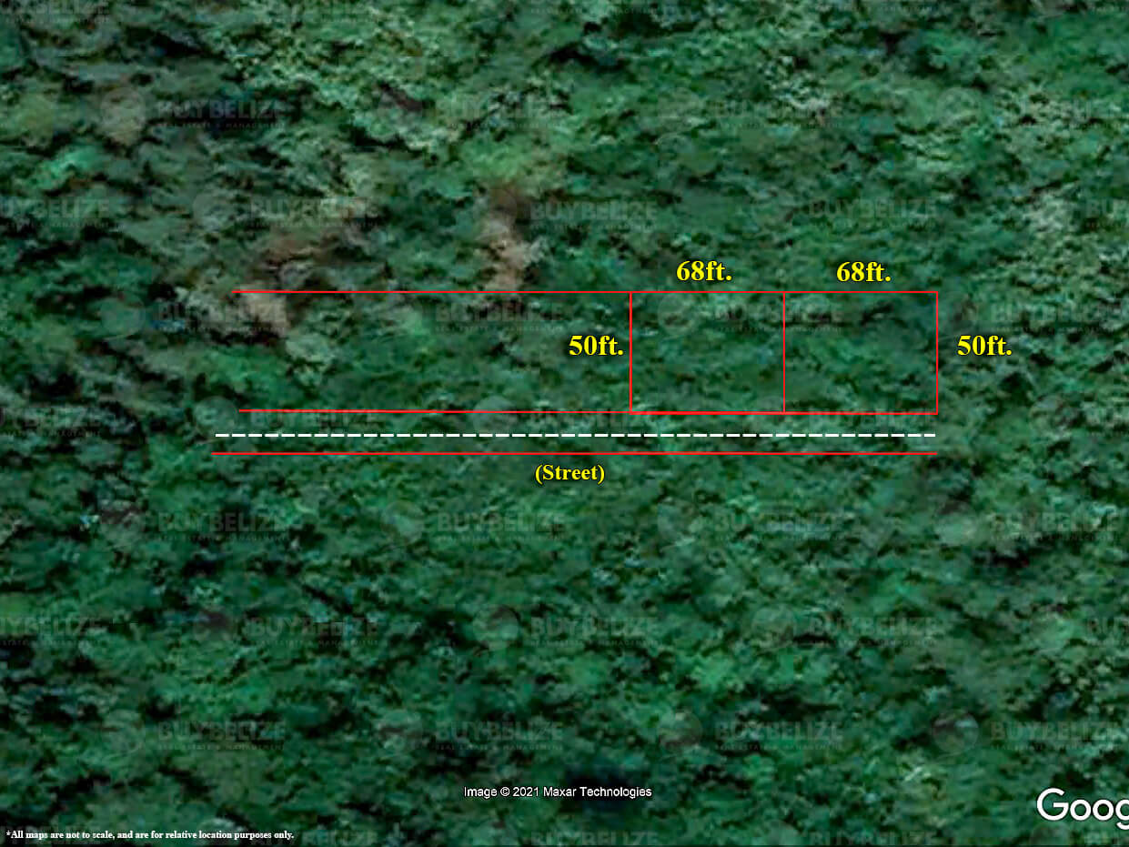 Two lots for sale in Vista Del Mar, Ladyville Belize