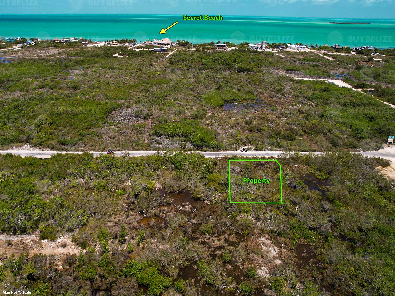 Prime Corner Lot For Sale Minutes Away From Secret Beach, San Pedro Belize