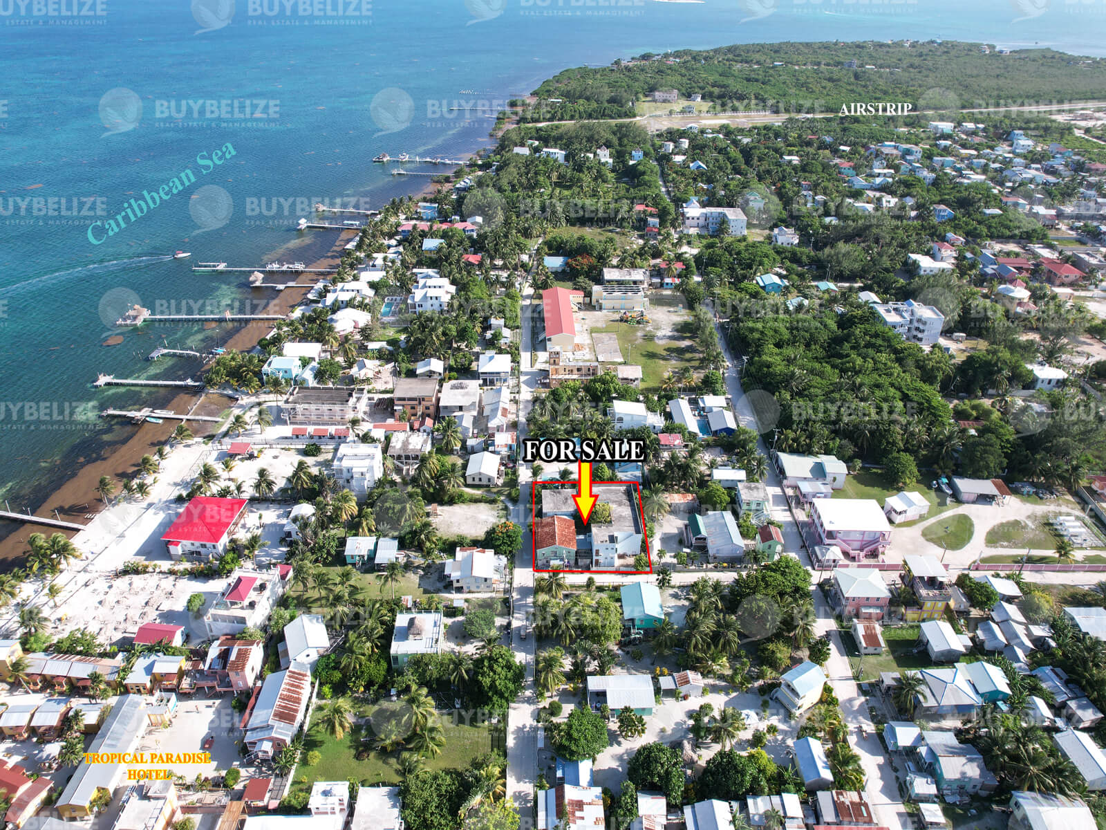 Large Commercial Island Property for Sale in Caye Caulker