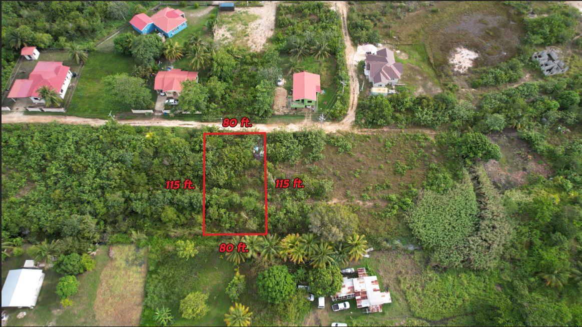 Large 1/4 Acre Land for Sale in Lake Garden, Ladyville, Belize C.A