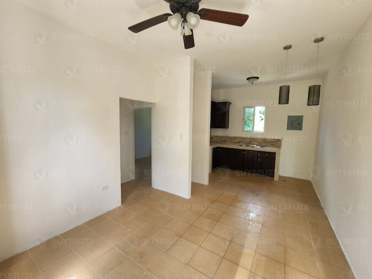 1 Bed | 1 Bath Semi Furnished apartment for rent in Belama Phase 2, Belize City, Belize.