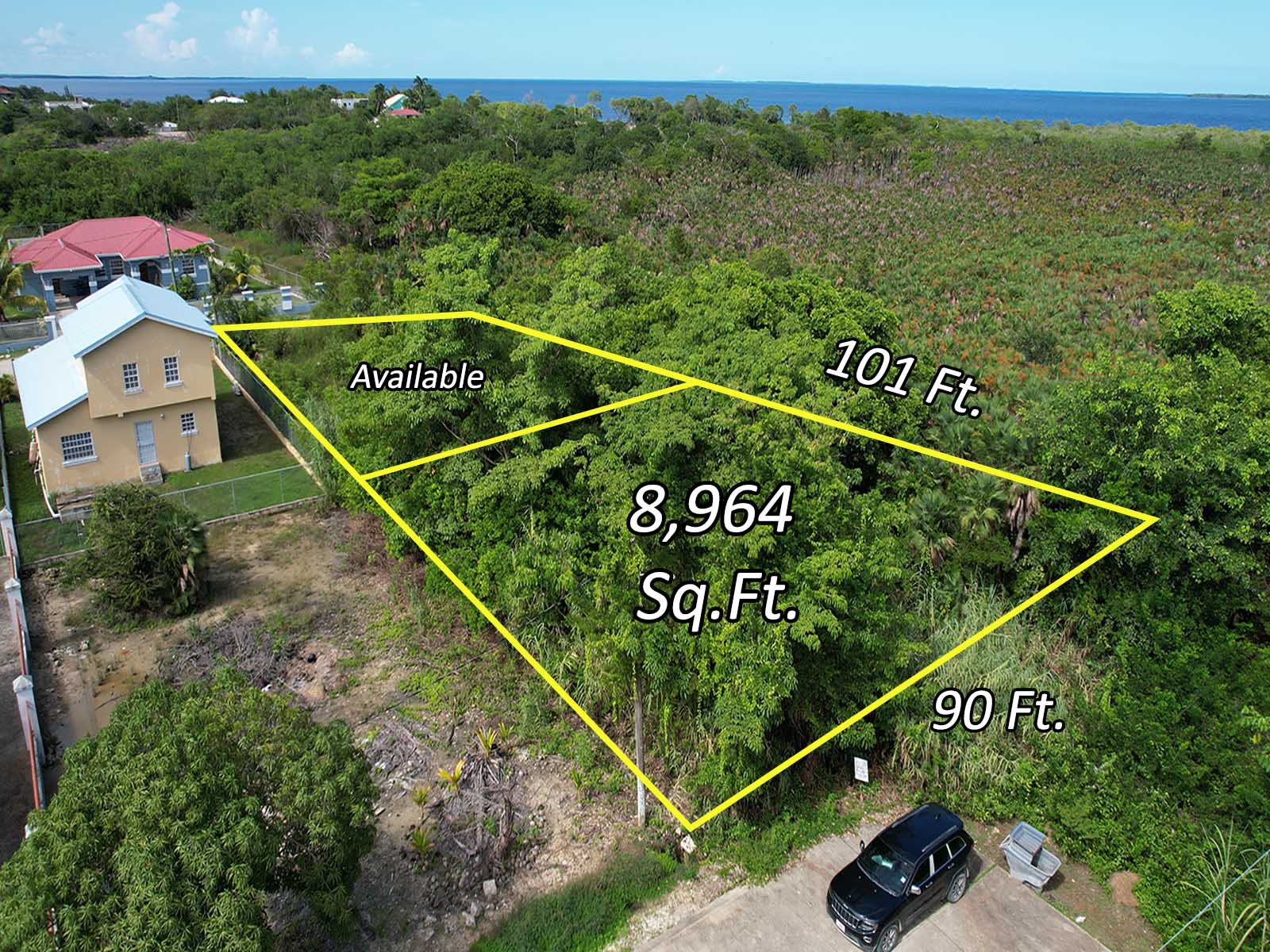 FOR-SALE: Large 8,900 + Square Ft. Land in Vista Del Mar, Belize.
