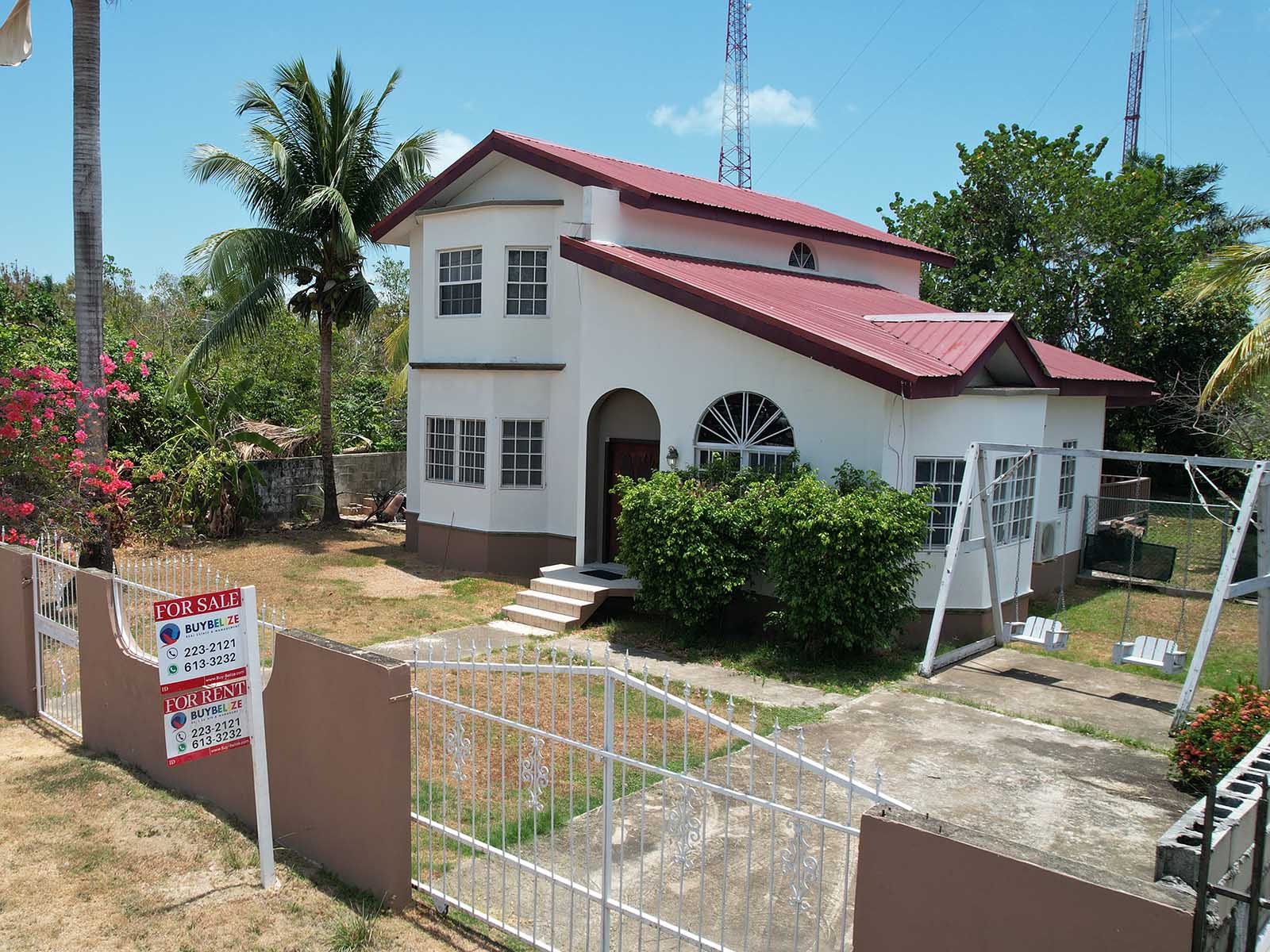 FOR-SALE: Two Story 3 Bed Residence located in Lake Garden, Ladyville Belize.
