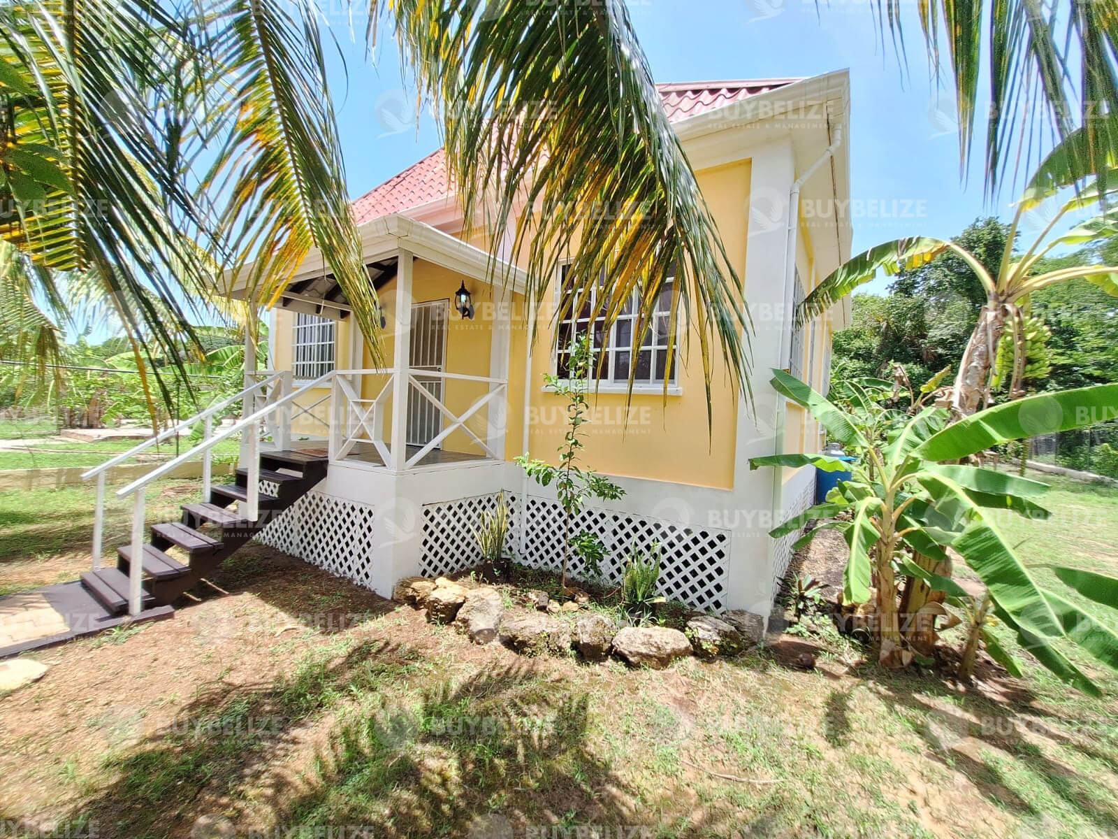 Tropical Two Bedroom House for Sale in Corozal