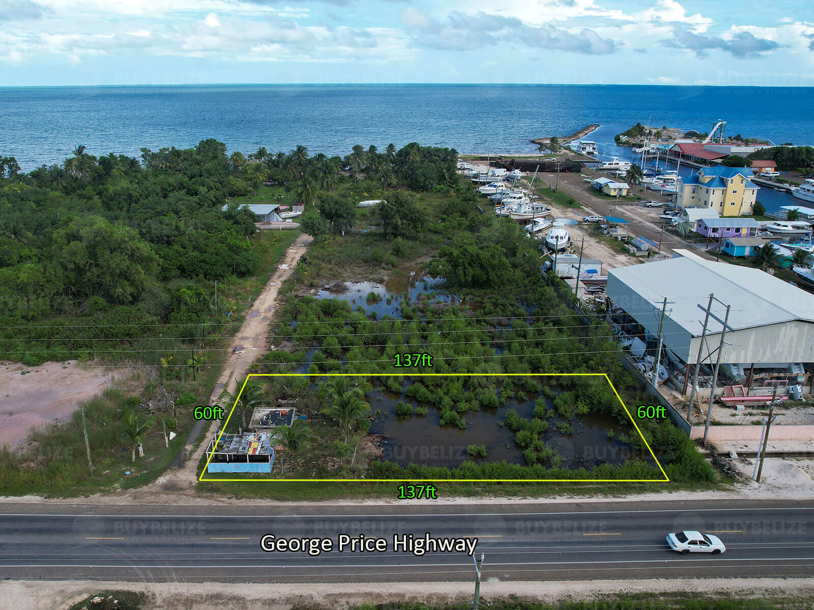 Lot for Sale on the George Price Highway