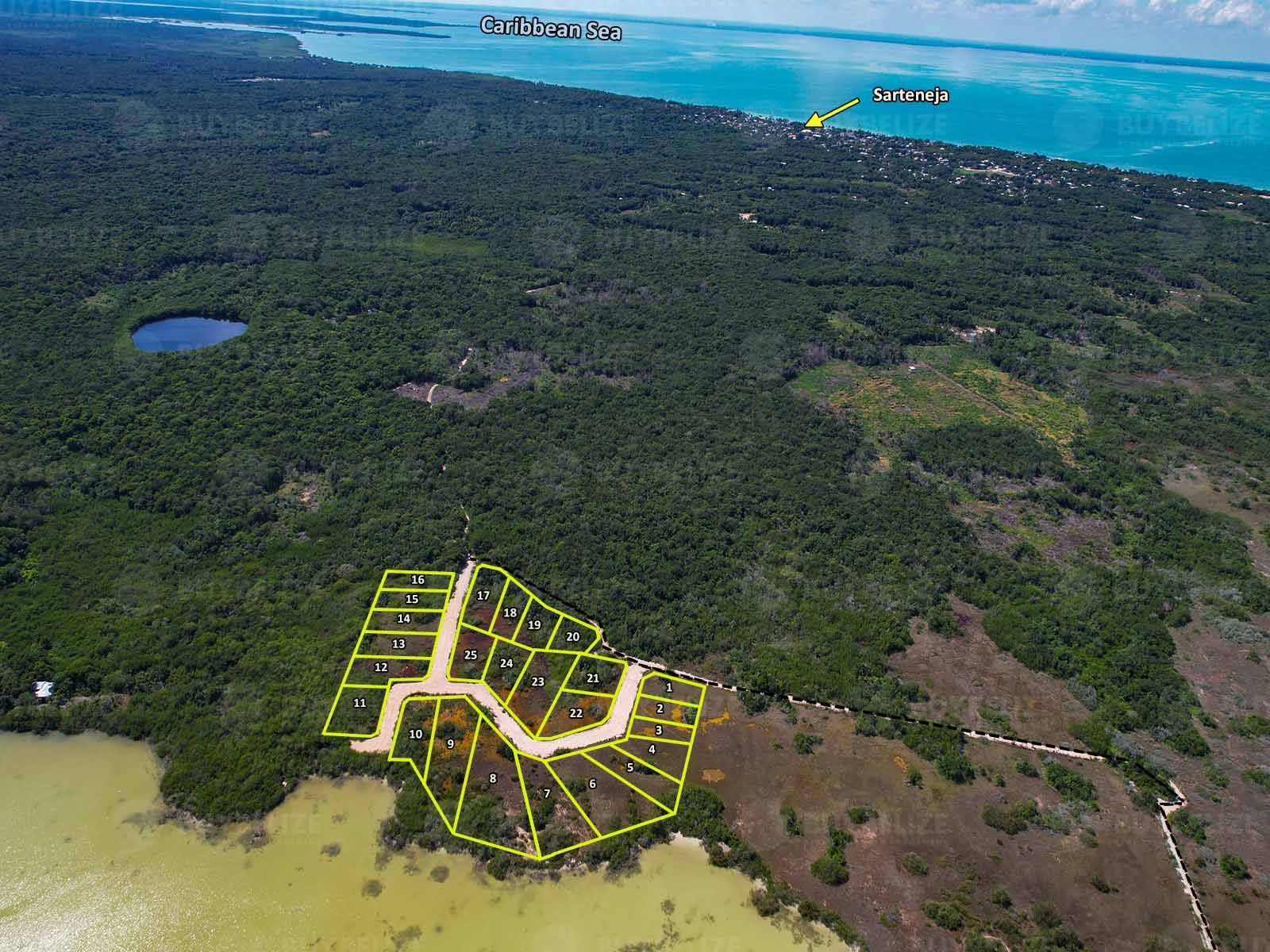 Lots For Sale in Sarteneja Starting at