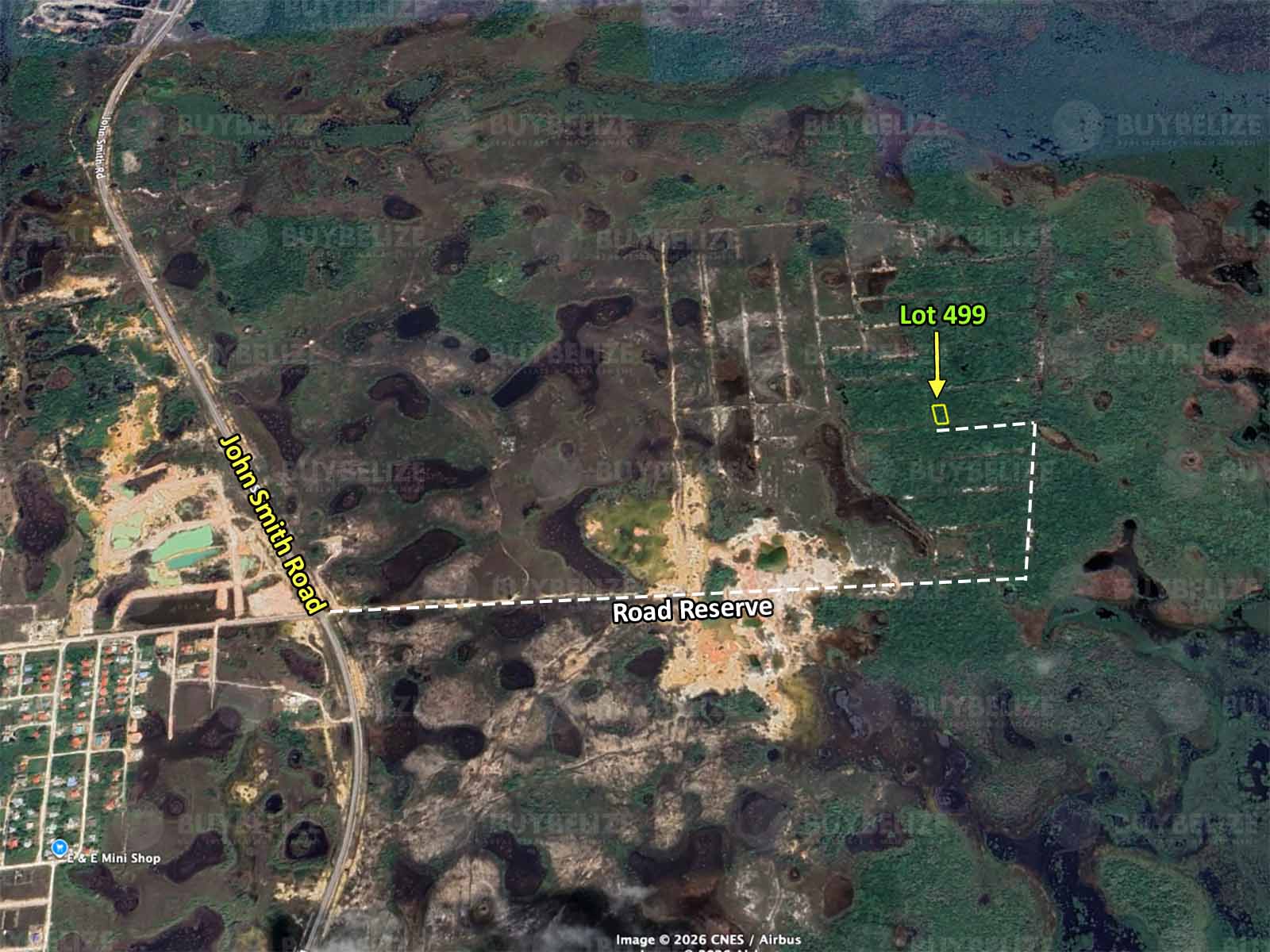 Residential Lot For Sale Near 8 Mile Community, Belize District