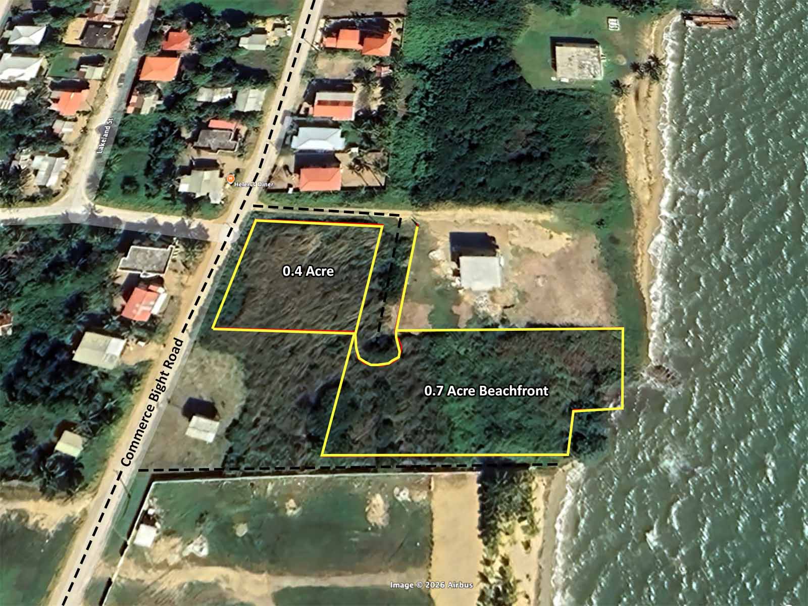 Large Sea View Corner Lot for Sale in Dangriga