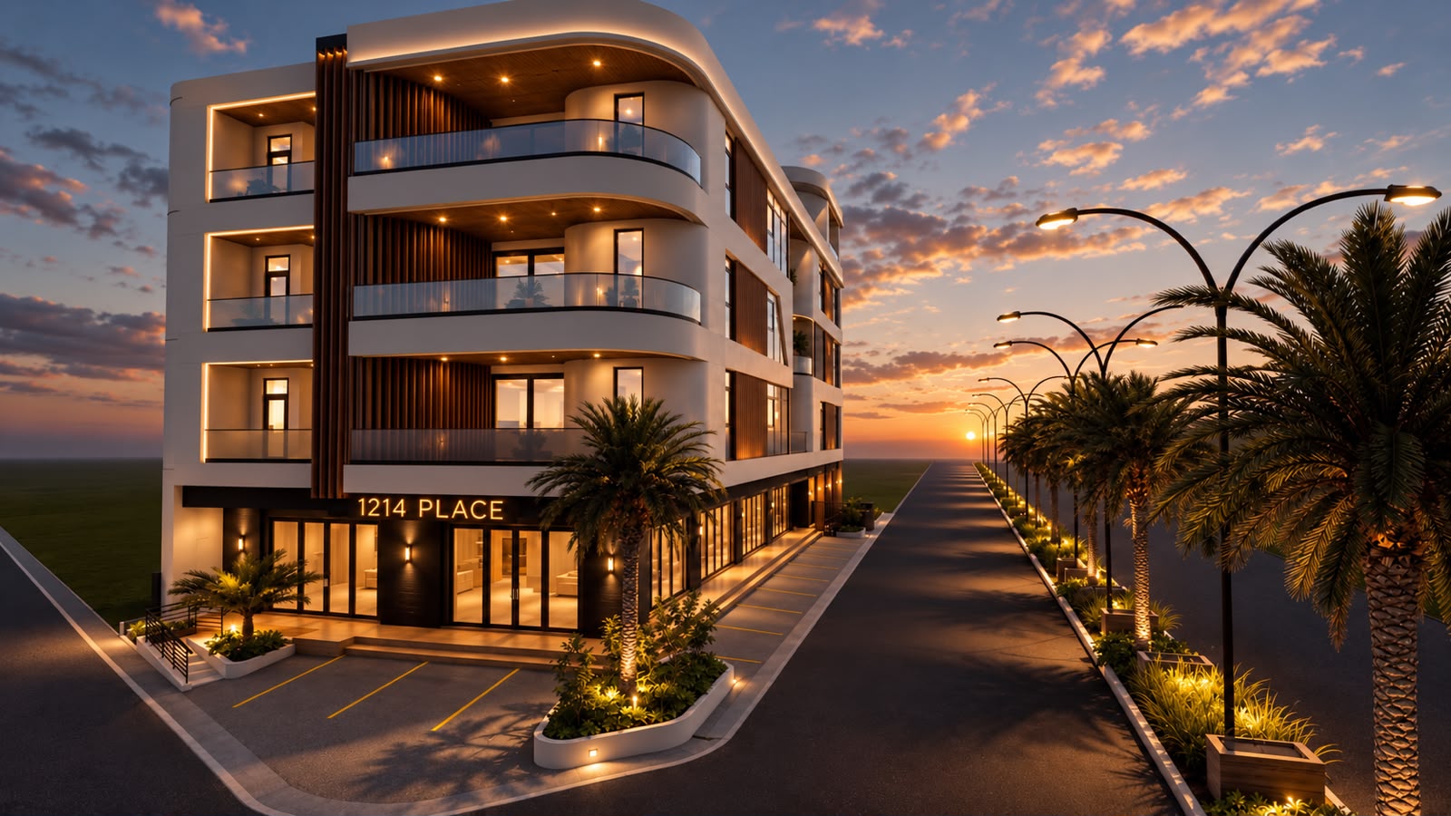 Modern 4 Storey Building For Rent In Belize City , Call For Price