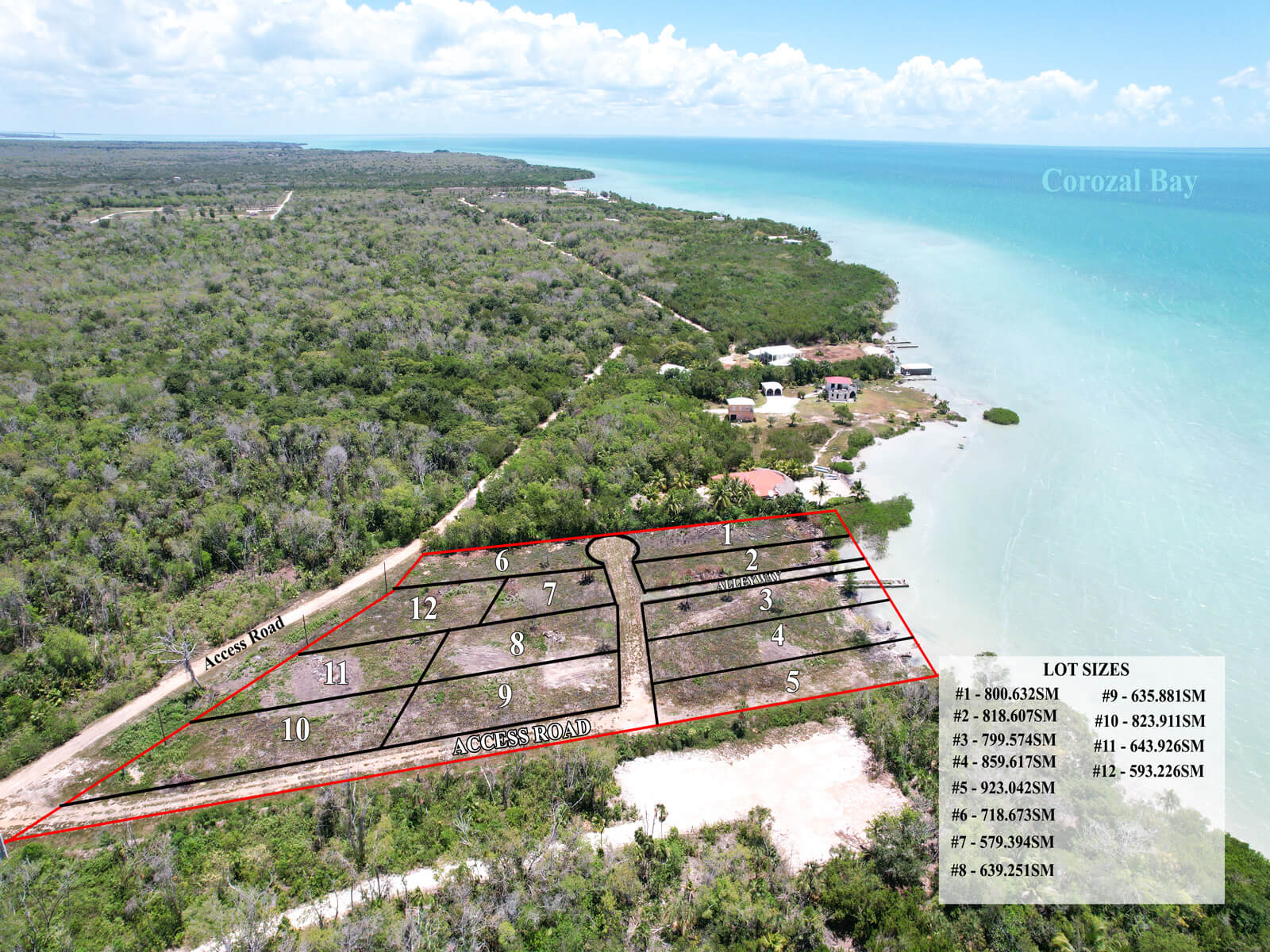 Beautiful Bayfront and Bayview large lots for your dream home in the tropics