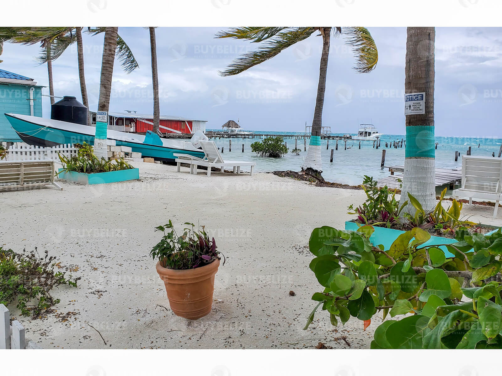Beautiful Beachfront Hotel on Caye Caulker Island for Sale Buy Belize Real Estate
